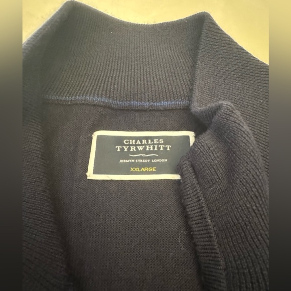 LOT OF 2! Charles Tyrwhitt Wool Vests- Gray&Navy, sz XXL - Picture 9 of 15